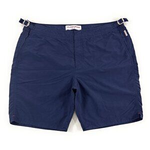 Orlebar Brown Mens Shorts Size 36 Dane OB Classic Designer Swim Trunks Navy Blue